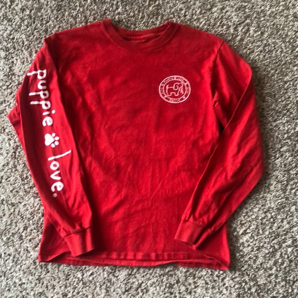 Puppie Love long sleeved shirt size S